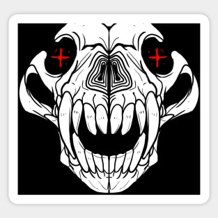 DOG SKULL Sticker